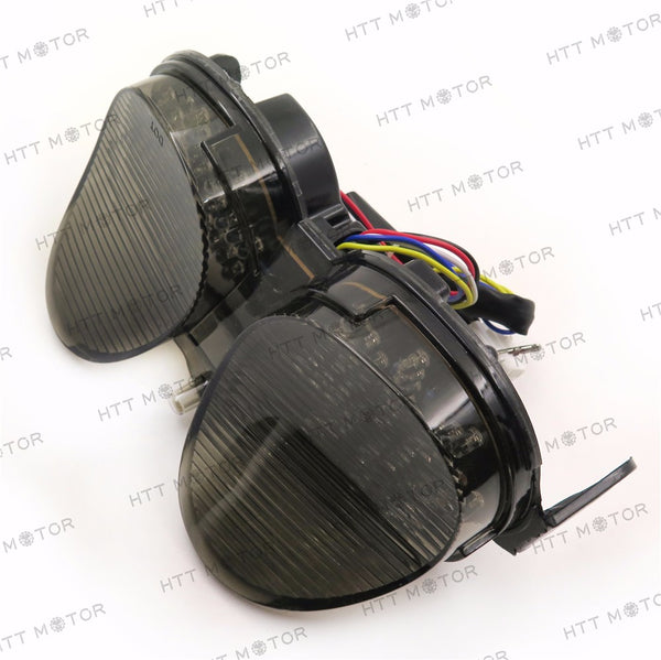 HTTMT- New Smoke Rear Led Tail Light Fit For 2001-2002 Yamaha Yzf-R6 Yzf R6 Yzfr6 01 02