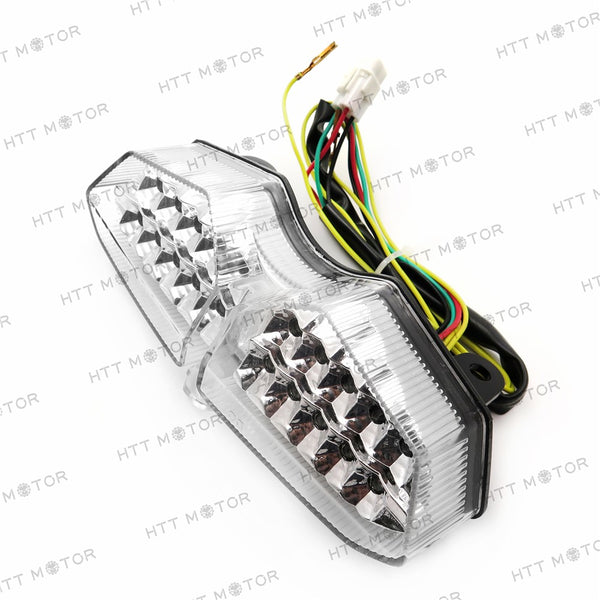 HTTMT- Led Tail Brake Light For Yamaha Yzfr6 R6 2003-2005 Yzf-R6S R6S 2006-2008 Clear