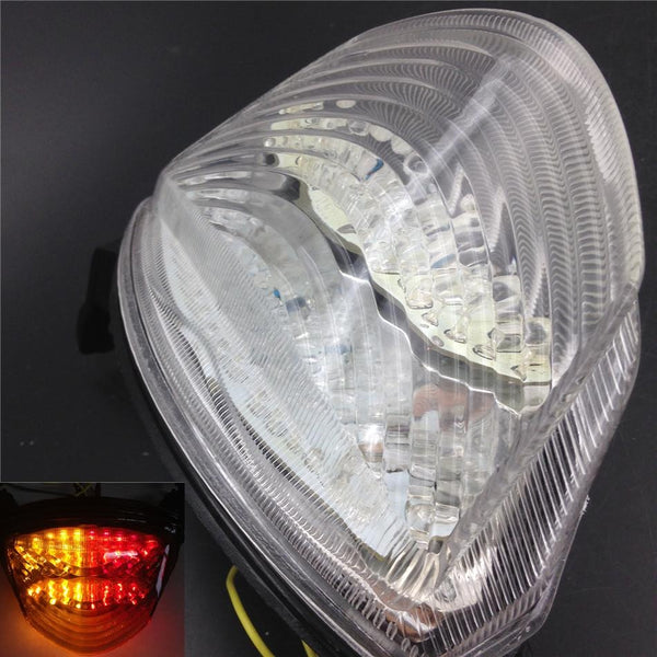 HTT Motorcycle Clear Lens Led Tail Light Brake Light Turn Signal For 2005-2006 Suzuki GSXR 1000