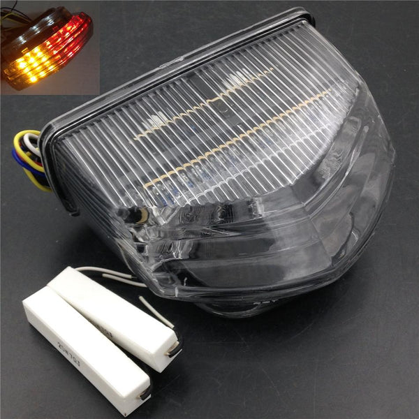HTT Motorcycle Clear Led Tail Light Brake Light with Integrated Turn Signals Indicators For Honda 2007-2011 CBR 600RR CBR600RR/2009-2011 CBR 600RA / CBR600RA