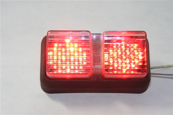 HTT Motorcycle Smoke Led Tail Light Brake Light with Integrated Turn Signals Indicators For Honda 00-06 RC51 RVT1000R/00-01 Honda VTR-SP1/02-05 VTR-SP2