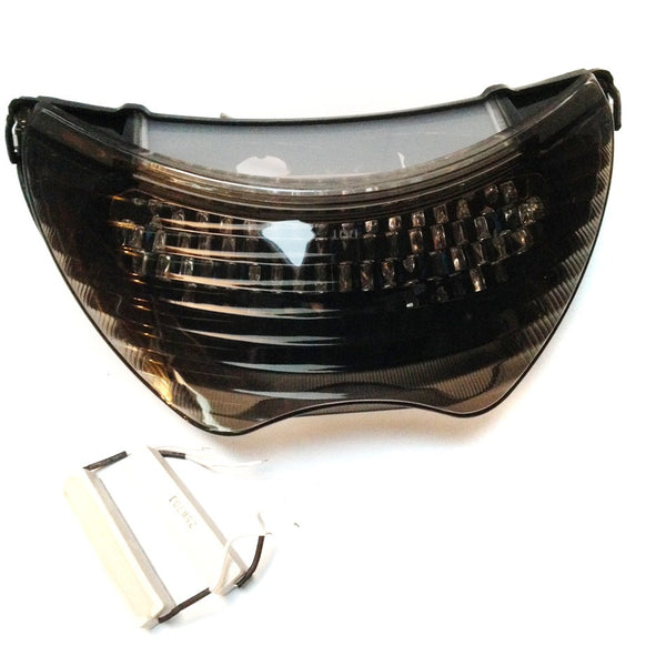 HTT Motorcycle Smoke Led Tail Light Brake Light with Integrated Turn Signals Indicators For Honda 99-00 CBR 600 F4/ 04-06 Honda CBR600 F4I