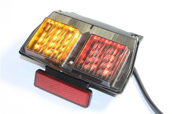 HTT Motorcycle Smoke Led Tail Light Brake Light with Integrated Turn Signals Indicators For 1994-2003 Ducati 748 916 996 / 2002-2004 Ducati 998