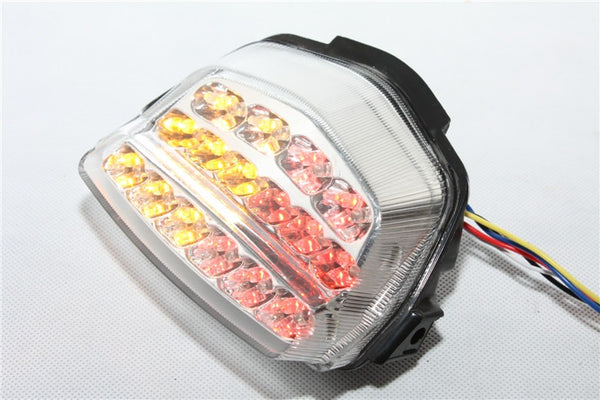 HTT Motorcycle Clear Led Tail Light Brake Light with Integrated Turn Signals Indicators For 2008-2012 Honda CBR 1000RR / CBR1000RR / Fireblade