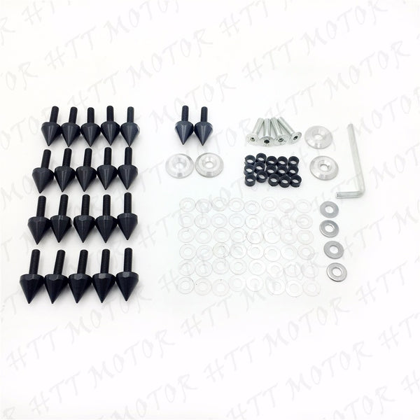 HTTMT For 1998-1999 Yamaha YZF R1 YZFR1 Black Spike Fairing Bolts