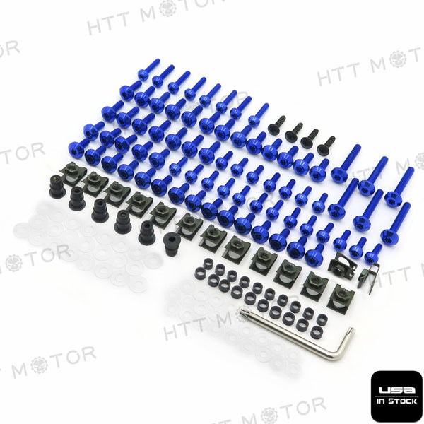 HTTMT- Fairing Bolt Kit Body Screws Stainless for KAWASAKI Ninja 250 EX US New CNC