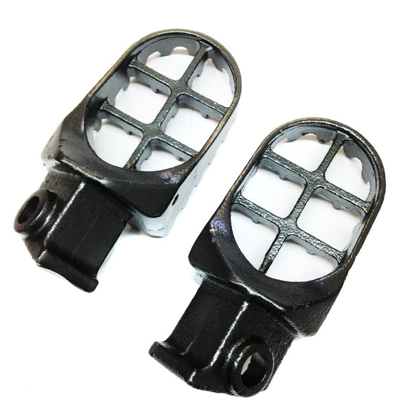 HTT Motorcycle Gunmetal Black MX Racing Footpegs For KTM 50 65 125 250 300 360 SX 525SX 400 520SX EX-C M/XC