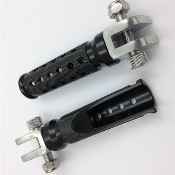 HTT Black Foot Pegs For YAMAHA FZR 600 XJ 600S YZF 600R 750R 1000 FZS1 FZ-1 R1 R6