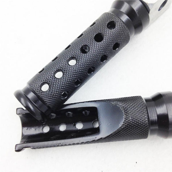 HTT Black Front Foot Pegs For YAMAHA FZR 600 Seca II XJ 600S YZF 600R 750R 1000R