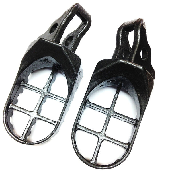 HTT Motorcycle Gunmetal Black Motocross MX Foot Pegs For Honda CR125R 250R CRF450R CRF250R CRF250X 450X