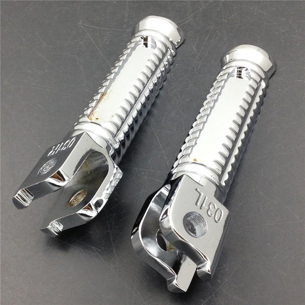 HTT Front Foot pegs for Honda CBR 600 F4 F4i VFR VTR 1000 RC51 CB 900 Hornet Chrome