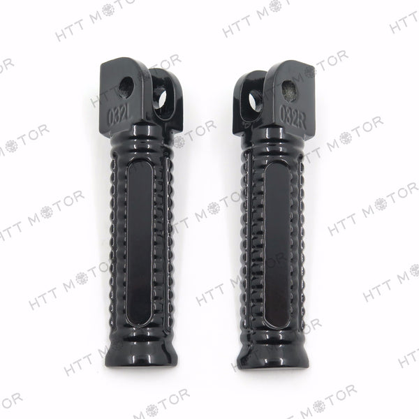 HTTMT- Front Foot pegs for Yamaha YZF 600R R6 R6S R1 FZ6 FZ Fazer XJR FJR 1300 Black
