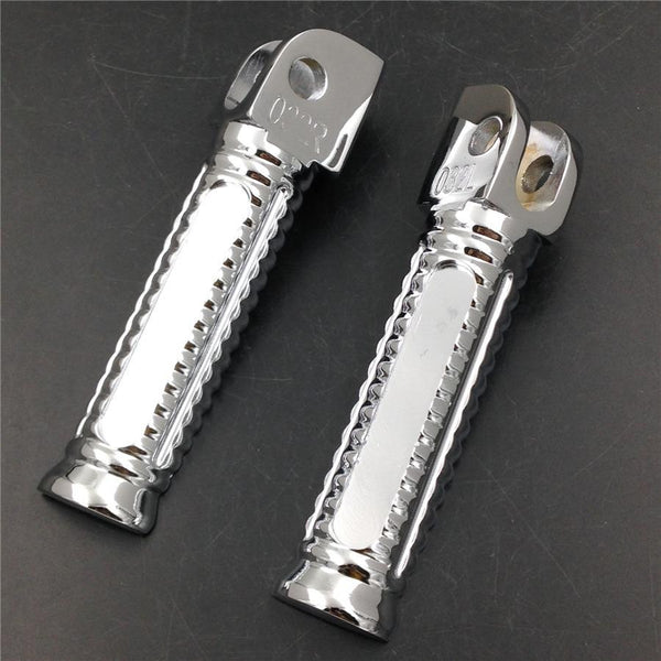 HTT Front Foot pegs for Yamaha YZF 600R R6 R6S R1 FZ6 FZ Fazer XJR FJR 1300 Chromed