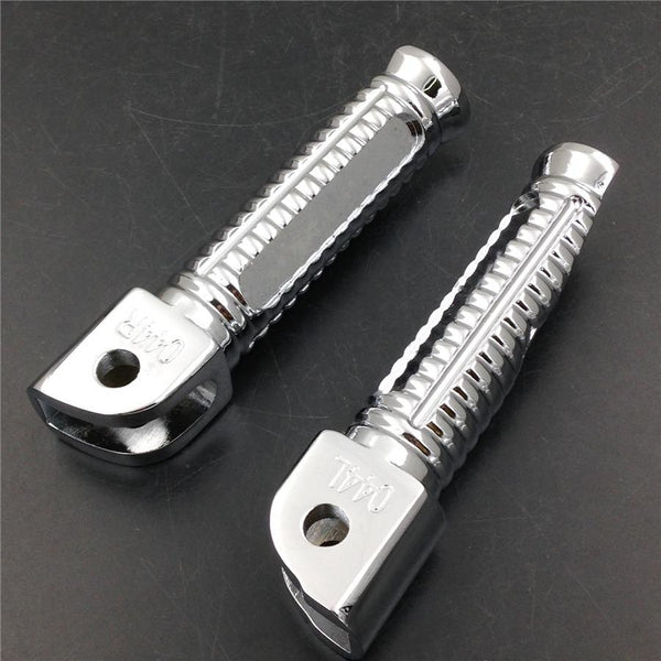 HTT Front OEM footpegs for 1999-2007 Suzuki GSX 1300R Hayabusa 08-13 B-King BLACK Chromed