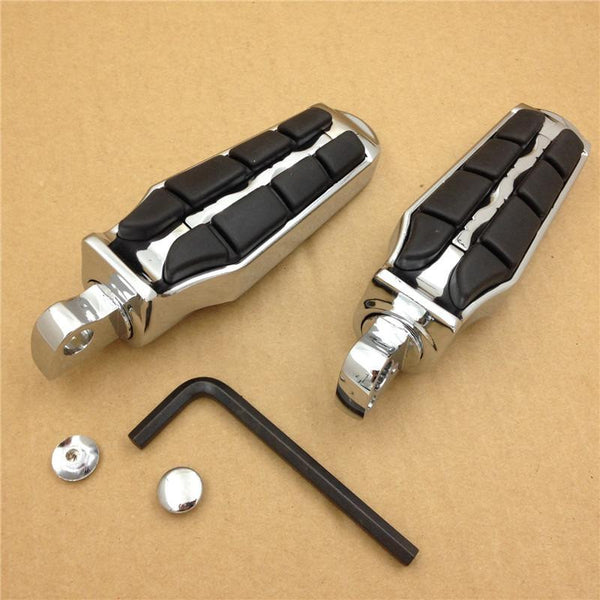 HTT 4400 Retro Foot Pegs Rest For Harley Softail Sportster Dyna Glide Fat Boy Road
