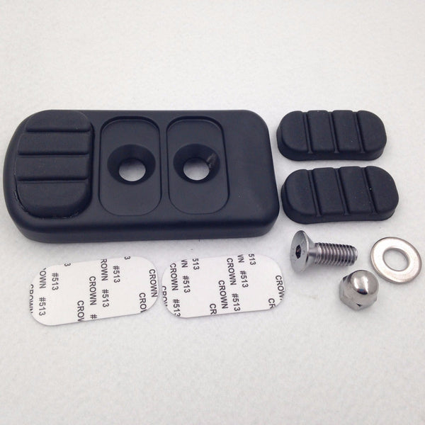 HTT Black Foot Pegs For Kawasaki Suzuki Yamaha Harley Davidson Electra GlidesStreet Glides/Road Kings/Trike Models/Tour Glides/Road Glides/FL Softail Models/Dyna