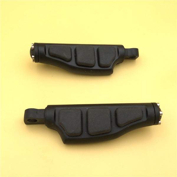 HTT Motorcycle Black Stiletto Pegs Foot Pegs Flat End For Harley Softail Sportster Dyna Glide Honda GoldWind Kawasaki Vulcan Suzuki Boulevard Intruder Yamaha Road Star