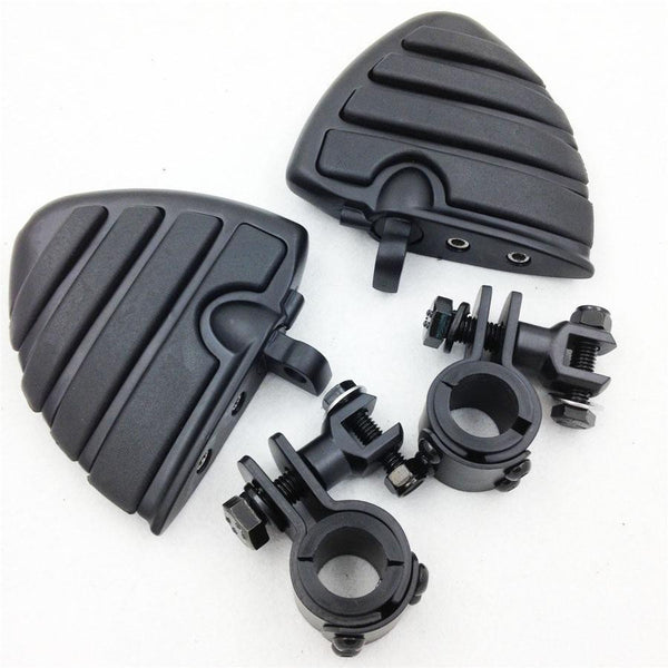 Front 1" 1 1/4" WING Rider Foot rest pegs Clamps For SUZUKI Volusia INTRUDER