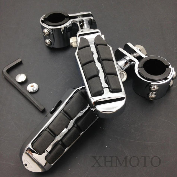 1" 1 1/4" ENGINE GUARDS Tombstone Clamp Foot peg for Harley Sportster 1340