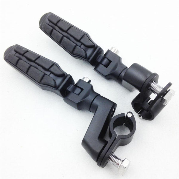 Front Rider 1.25" Tombstone offset Mount Clamp Foot peg for YAMAHA Virage Roadstar