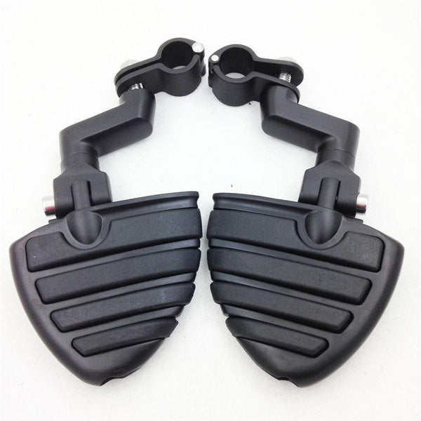 1 1/4" Wing Footpegs Offset mount Clamps for SUZUKI VL125 VL250 VZ1500 C800 C1800RT