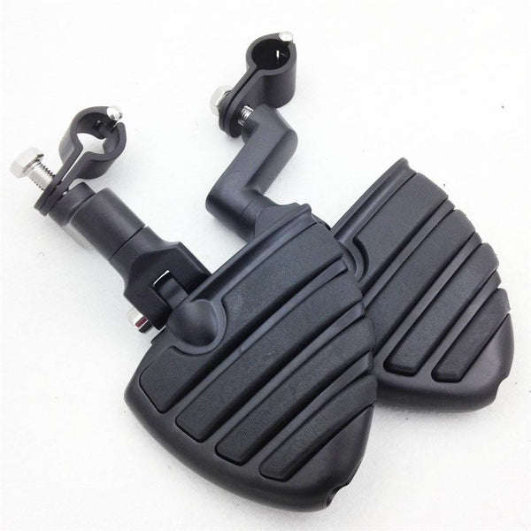 Front Rider 1 1/4" Wing Footpegs Clamps for YAMAHA XV1600 XV1700 XV1900 XV750 XV1100