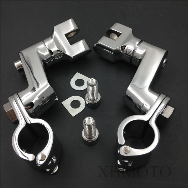 1" Engine Guard Longhorn Footpeg Clamps for Honda GL VT750 Magna Shadow TRIUMPH