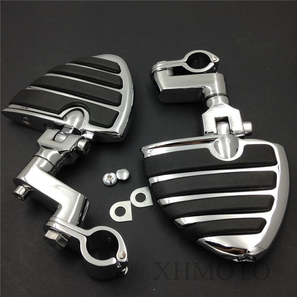 1.5" Wing Footpegs Male Mount Clamps for Honda GoldWing GL1800 1500 1100 1200