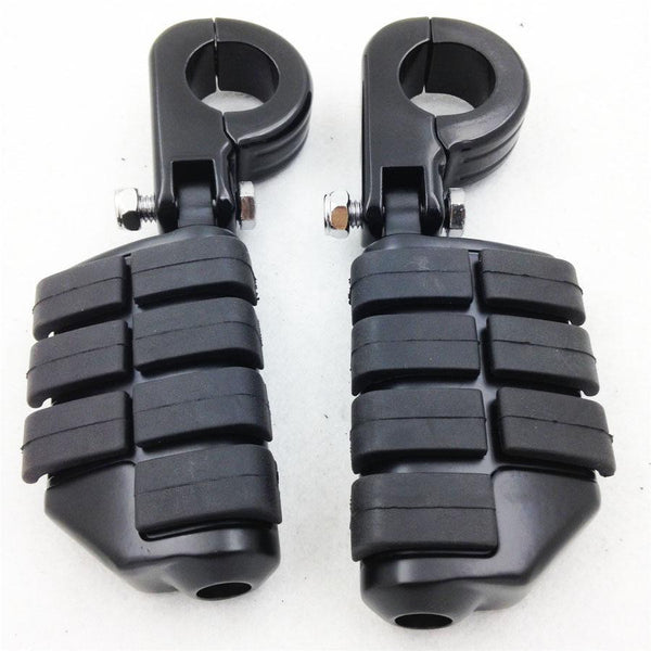 Front P-Clamps 1 1/4" Foot Pegs For SUZUKI VL VZ M800 C800 M109R M90 S50 C90