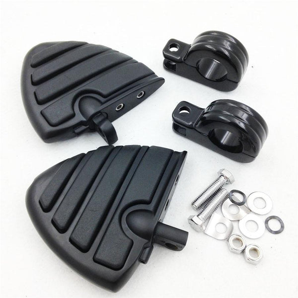 Front 1 1/2" Wing Footpegs P Clamps for YAMAHA XV1600 XV1700 XV1900 XV750 XV1100