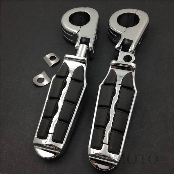 1 1/2" Highway Tombstone offset Mount P Clamp Foot peg for Honda GoldWing GL