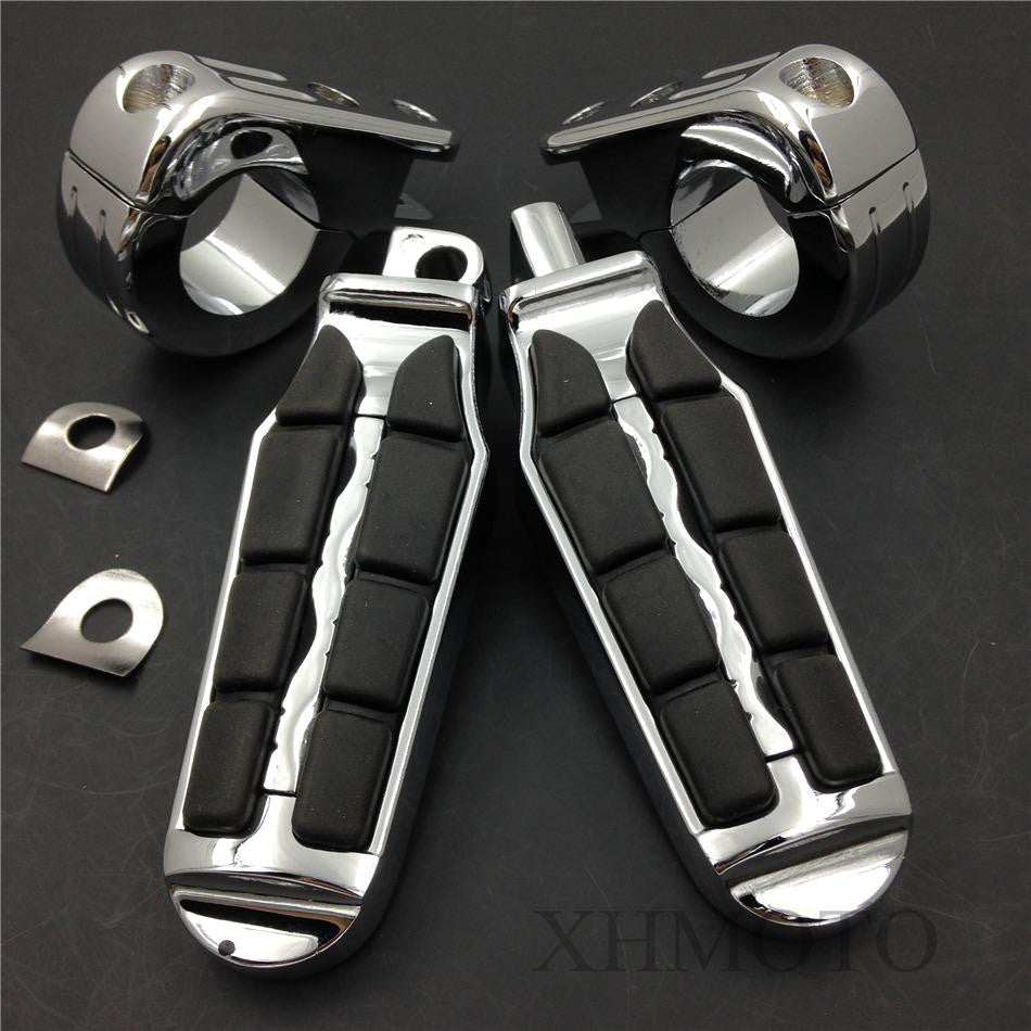 1 1/4" Highway Tombstone ENGINE GUARDS P Clamp Foot peg for Harley Sportster