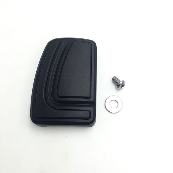 HTT Motorcycle Black Large Airflow Groove Brake Pedal Pad For Harley Davidson 12-later FLD 86-later FL Softail 80-later Touring 08-later Trike Ultra Road Glide Electra