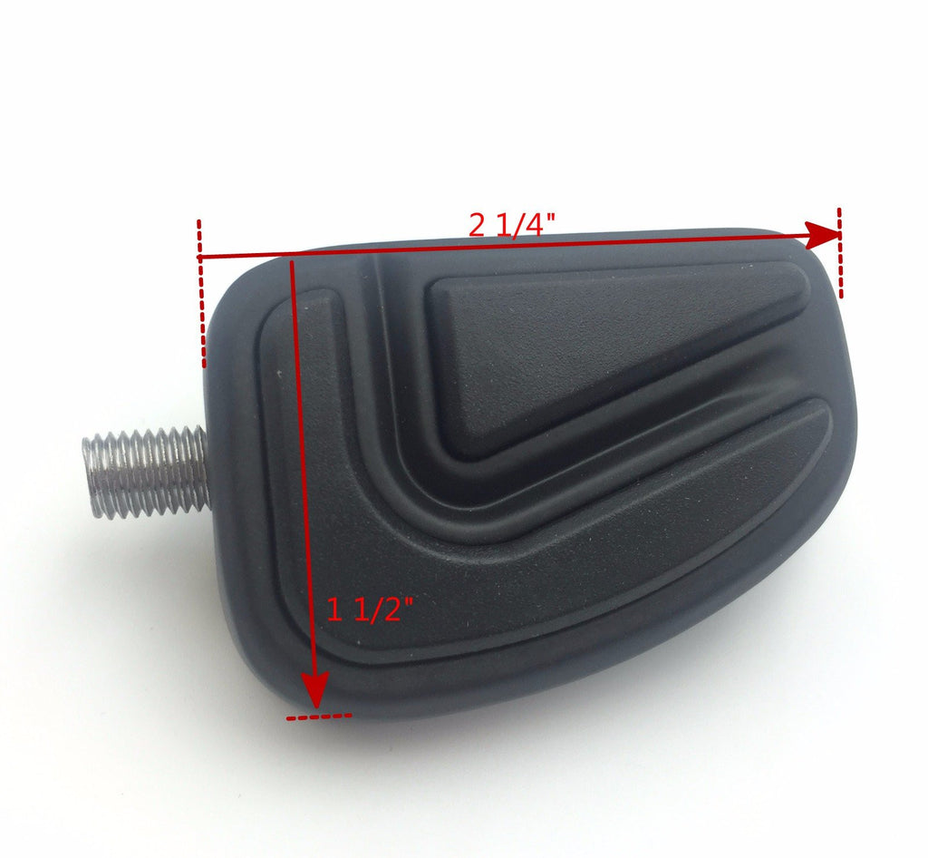 HTT Motorcycle 1 PC Black AirFlow Groove Shifter Peg Foot Peg For Harley Davidson Tri Glide Ultra VRSCA V Rod VRSCA FXWG  Dyna V-Rod Super Glide FXD Sportster 1200 Heritage Softail FLST