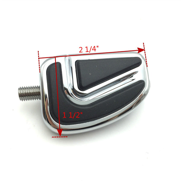 HTT Motorcycle 1 PC Chrome AirFlow Groove Shifter Peg Foot Peg For Harley Davidson Tri Glide Ultra VRSCA V Rod VRSCA FXWG  Dyna V-Rod Super Glide FXD Sportster 1200 Heritage Softail FLST