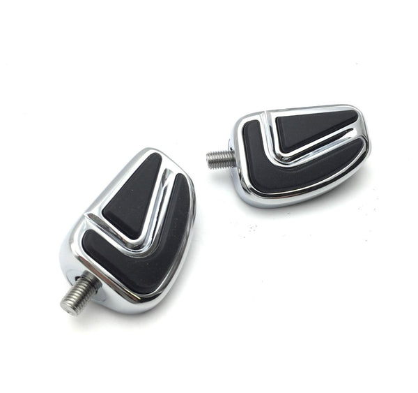 HTT Motorcycle 2 PCs  Chrome AirFlow Groove Shifter Peg Foot Peg For Harley Davidson Tri Glide Ultra VRSCA V Rod VRSCA FXWG  Dyna V-Rod Super Glide FXD Sportster 1200 Heritage Softail FLST
