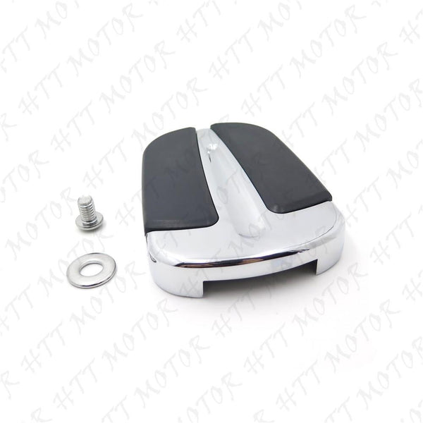 HTT Chrome Large Pedal Pad For Harley Softail Slim FLS/ Road Glide FLTRX