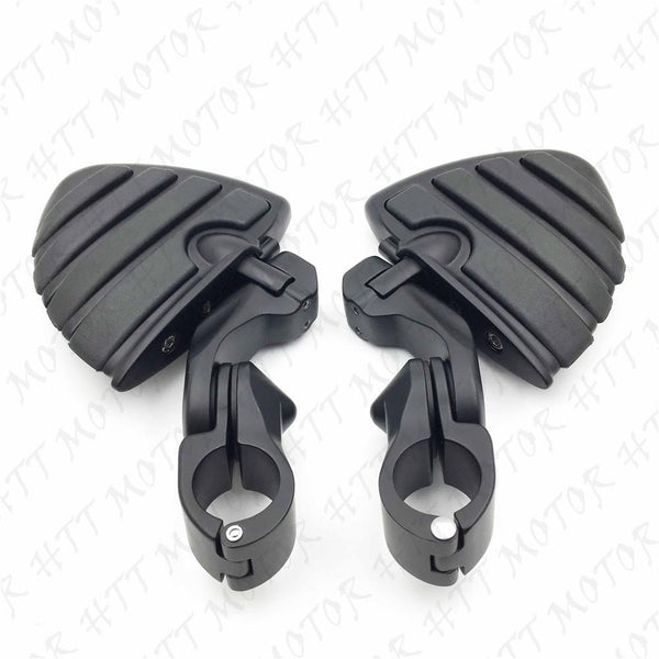 Black 2.5" Short FootPeg Kit 1.25" Engine Guard For Kawasaki VULCAN VN400 VN800