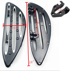 XHT Rear CNC Edge Cut Stretched Floorboards – Fits Harley Touring & Electra Glide Classic