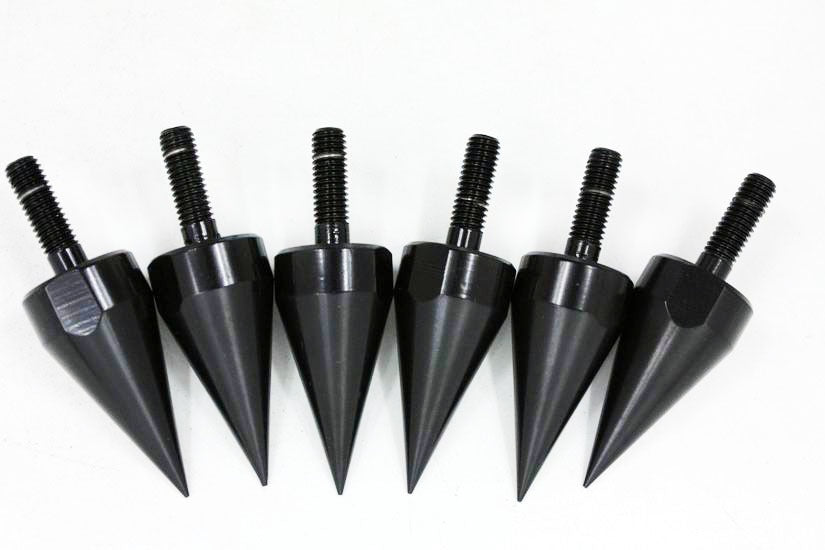 Universal Black Motorcycle Spike Bolts For Windscreen Fairings License Plate