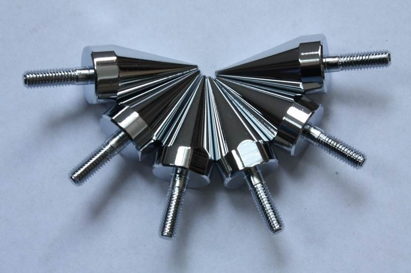 Universal Chrome Motorcycle Spike Bolts For Windscreen Fairings License Plate
