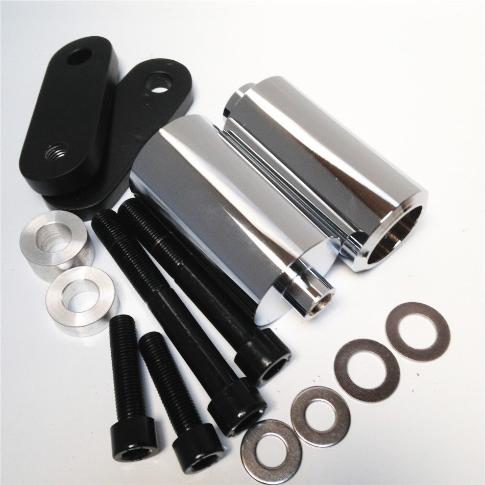 No Cut Frame Slider Crash Protector For 2004 2005 Honda Cbr 1000Rr 1000 Rr Black