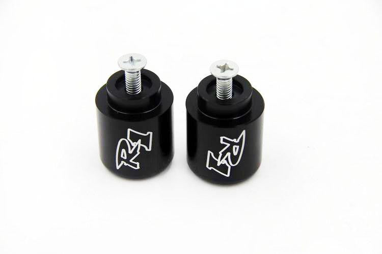 Black For Yamaha "R1" Engraved Bar Ends Weights Sliders - YZF-R1 (1998-2012)