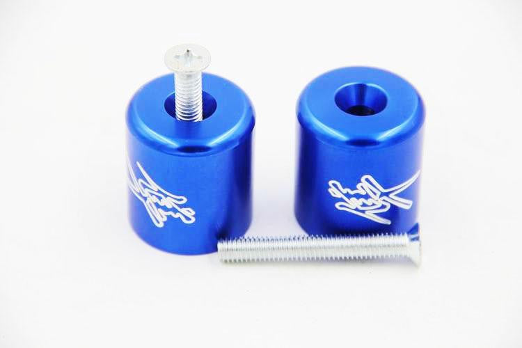 Hand Bar End For Suzuki Katana 600 750 Sv650 Sv1000 S Tl1000S Bandit 1200 Blue