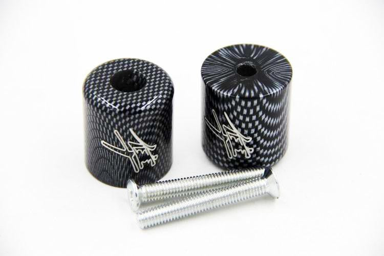 Hand Bar End For Suzuki Katana 600 750 Sv650 Sv1000 S Tl1000S Bandit 1200 Carbon
