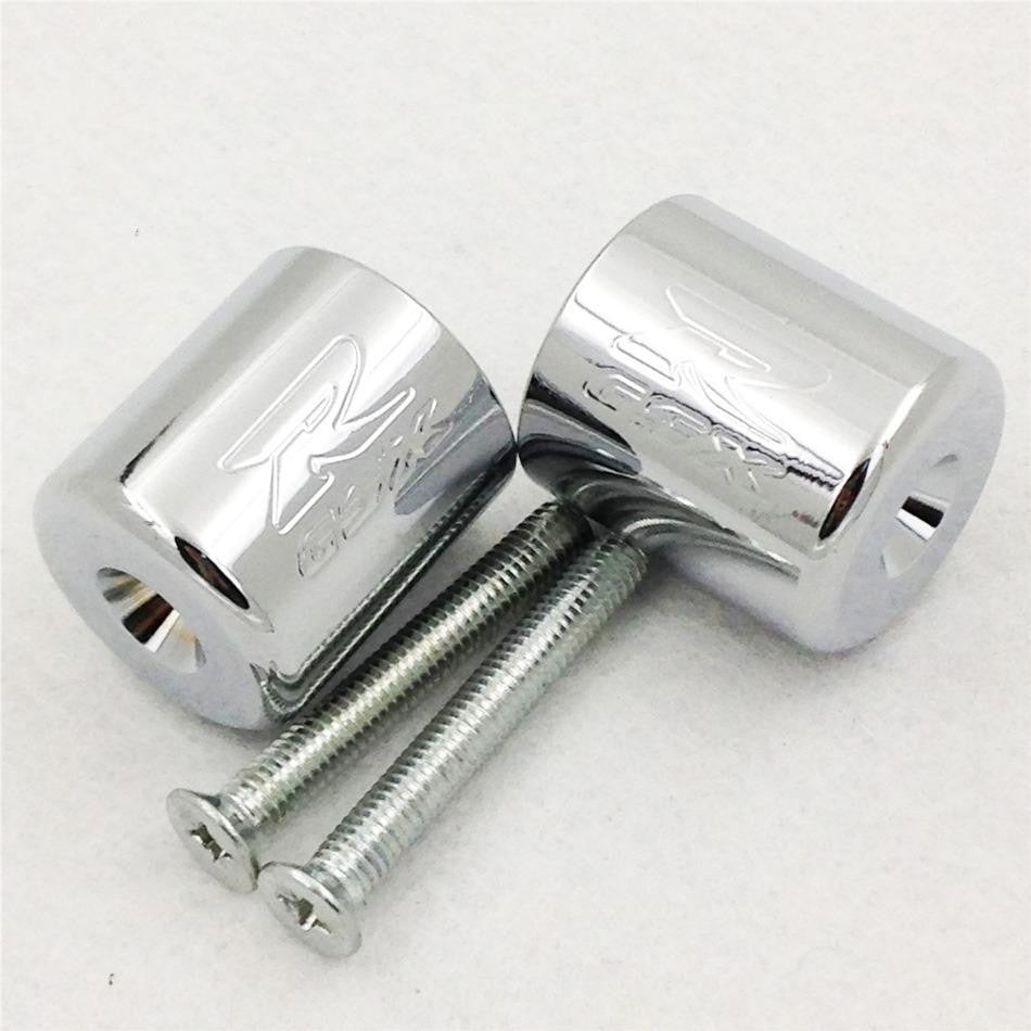 High Quality For Suzuki Gsxr 600 750 1000 Katana Sv650S Tl1000S Bandit Chromed motorcycle Hand Bar Ends