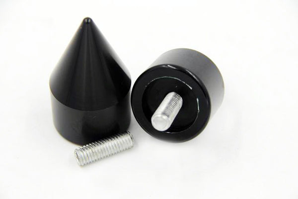 Spike Bar End Kawasaki Zx 750 900 650R 7R 9R Z1000 10R Zx11 Zzr1200 Zx14 Black