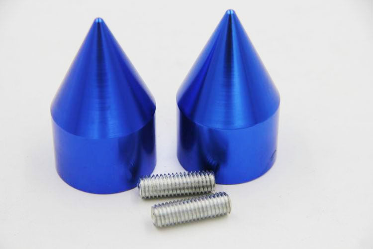 Spike Bar End Kawasaki Zx 750 900 650R 7R 9R Z1000 10R Zx11 Zzr1200 Zx14 Blue