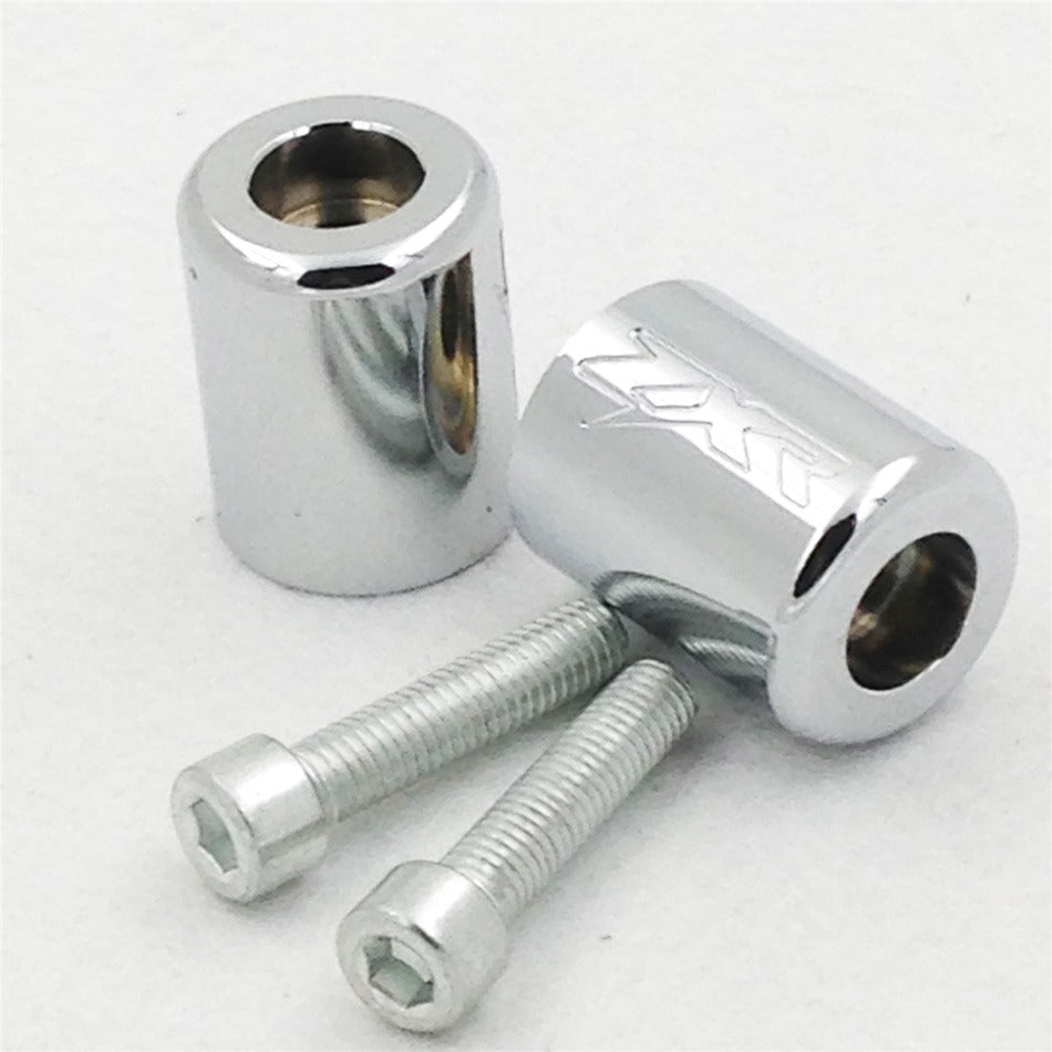 HTT Motorcycle Chrome Hand Bar Ends For Kawasaki Ninja 250 500 ZX600 ZX6 636 ZZR600 ZX6R ZX6RR 650R ZX750 ZX7 ZX7R ZX900 ZX9 ZX9R Z1000 ZX10R