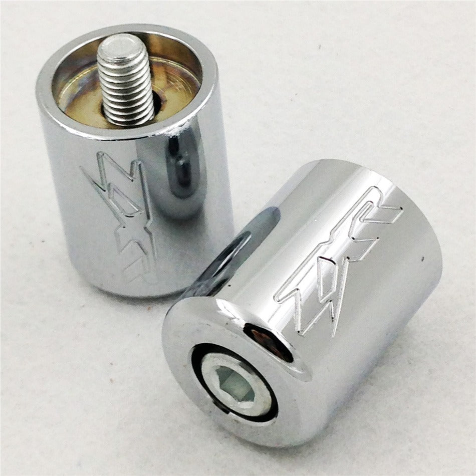 HTT Motorcycle Chrome Hand Bar Ends For Kawasaki Ninja 250 500 ZX600 Z